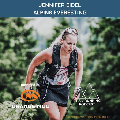 Jennifer Eidel beim Everesting von Alpin8