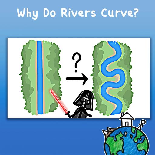 Why Do Rivers Curve?