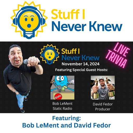 LIVE TRIVIA is back! Special Cohosts David Fedor and Bob LeMent join me tonight!