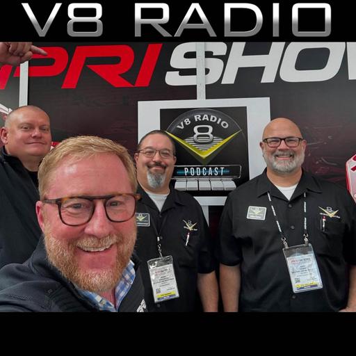 PRI President Mike Good, Automotive Trivia, and Much More at the 2024 PRI Show V8 Radio Podcast