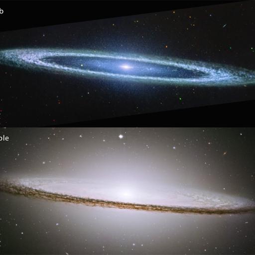 1382. 草帽仔星系 ê Webb kah Hubble 影像 ft. 阿錕 (20241126)