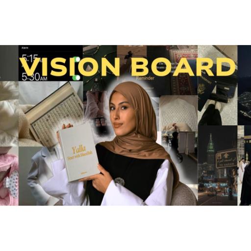 VISION BOARD 2025 : Réalise enfin tes rêves inshaAllah