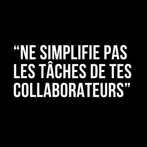446 - Arrête de simplifier les tâches de tes collaborateurs - Journal d'un dirigeant