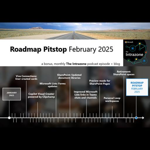 SharePoint roadmap pitstop February 2025