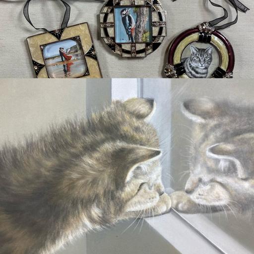 Drawing Kitten Reflections