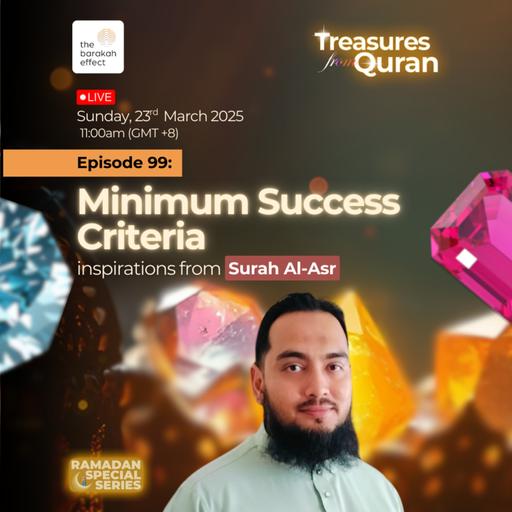 Minimum Success Criteria: Inspirations @ Surah Al-Asr | Amir | 099