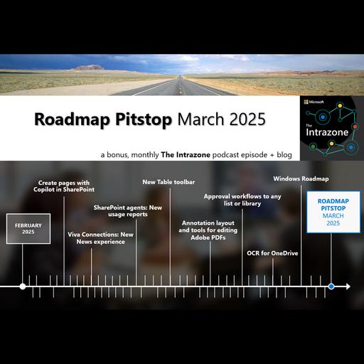 SharePoint roadmap pitstop March 2025