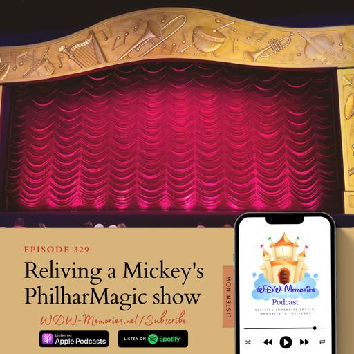 Reliving a Mickey's PhilharMagic show, in Walt Disney World's: Magic Kingdom