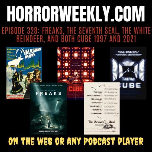 Freaks (2019), Cube (1997), Cube (2021), The White Reindeer (1952), and The Seventh Seal (1957)