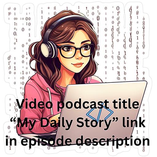Video podcast title “My Daily Story” link in episode description