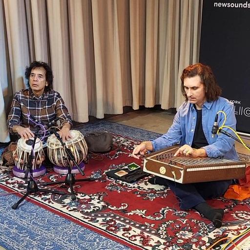 Tabla Master Zakir Hussain and Santoor Player Rahul Sharma, In-Studio