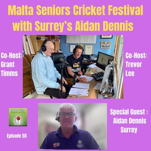 Aidan Dennis reporting on the Malta Seniors Cricket Festival