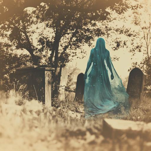 The Blue Lady of Vale End Cemetery