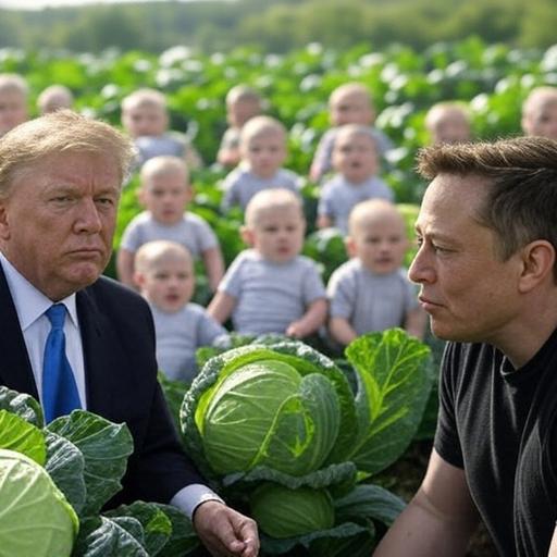 Donald Trump, Elon Musk, Push Cabbage Patch Kids Ahead of Asteroid Disaster