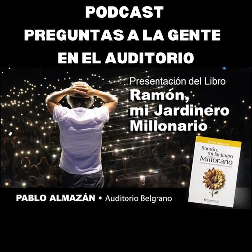 Presentación del libro “Ramón, mi jardinero millonario” de Pablo Almazán, en el Auditorio Belgrano, Buenos Aires.