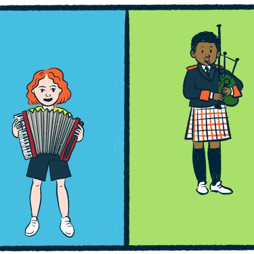 Accordions vs. Bagpipes: a musical debate