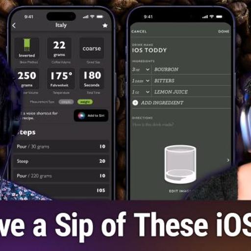 iOS 750: Coffee & Cocktails - Highball, FourSix, Just Timers, & more