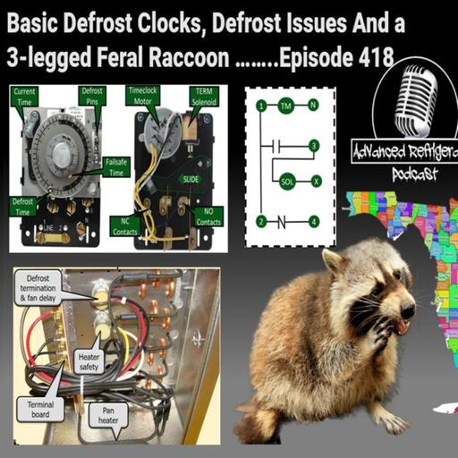 Basic Defrost Clocks, Defrost Issues And a 3 legged feral Raccoon Episode 418 Video