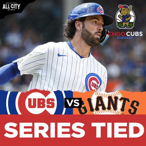 Dansby Swanson Delivers, But Giants Tie Series vs Cubs At Wrigley | CHGO Cubs POSTGAME Podcast