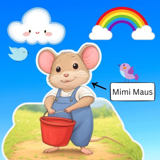 Mimi Maus fängt den Regenbogen