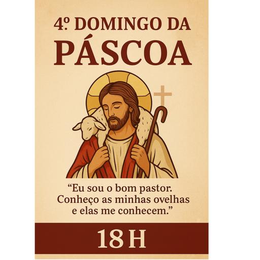 🎙️ 18h - 4º Domingo da Páscoa: O Bom Pastor 🕊️✝️
