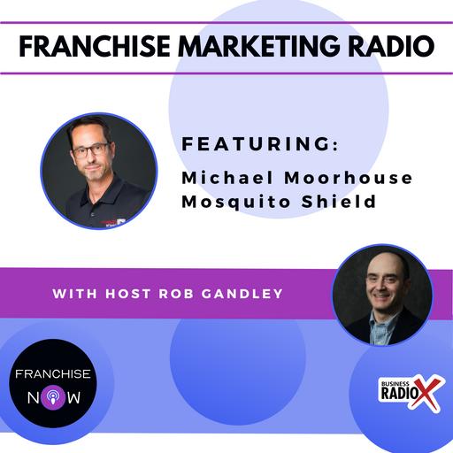 Michael Moorhouse with Mosquito Shield