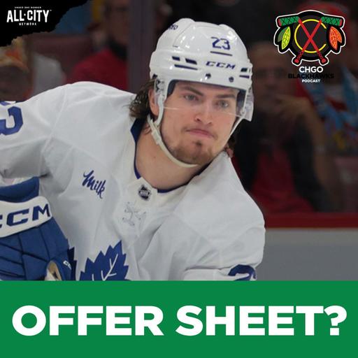 Should the Chicago Blackhawks OFFER-SHEET a young star? | CHGO Blackhawks Podcast