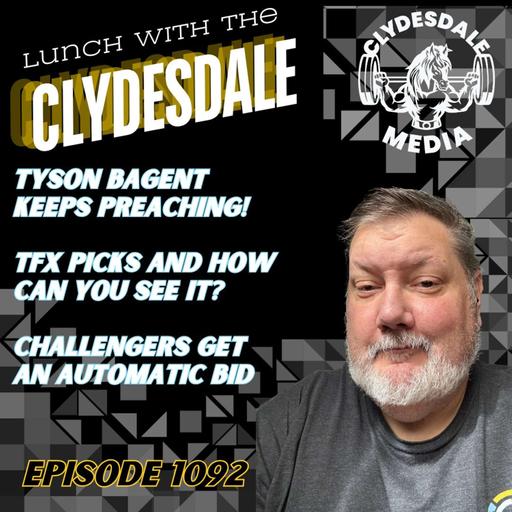 Lunch with the Clydesdale - Tyson Bagent Always Preaching the Word.