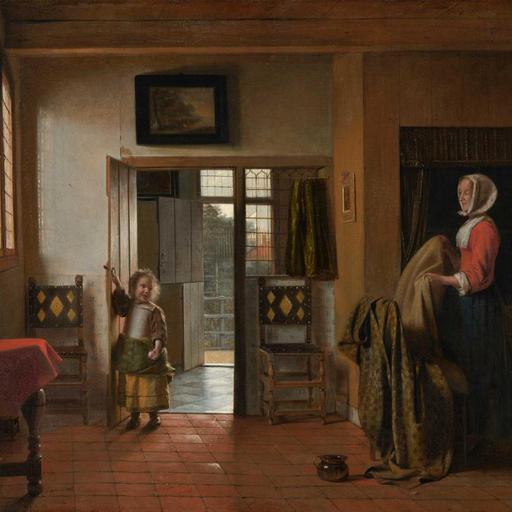 The Bedroom by Pieter de Hooch