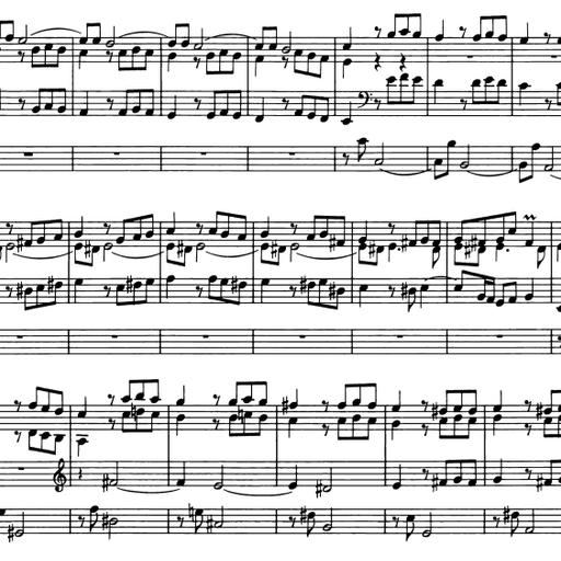 Bach as A Minor in a minor.