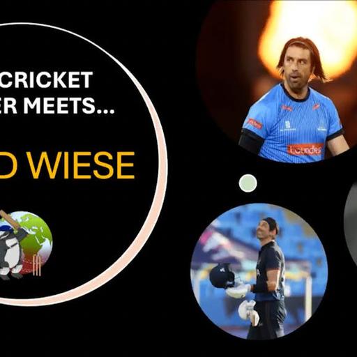 602 The Cricket Badger Meets - DAVID WIESE - South Africa, Namibia and T20 franchise air miles!