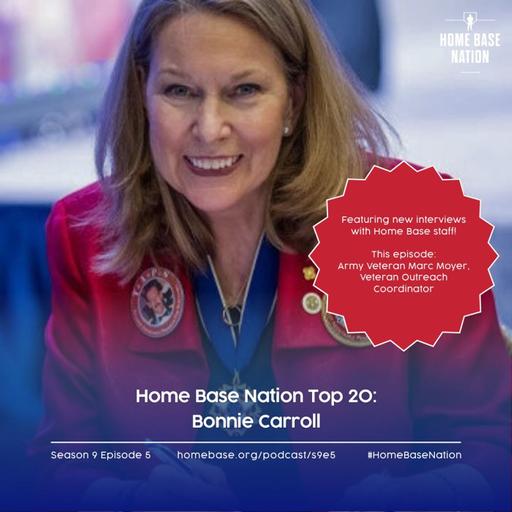Home Base Nation Favorites: First meet Veteran Outreach Coordinator at Home Base Marc Moyer, and retired Air Force Reserve Major and TAPS founder Bonnie Carroll.