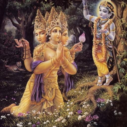 Brahma's prayers to Sri Krishna (part 1) "Brahma Realizes Who Krishna Is" by Swami Bhajanananda