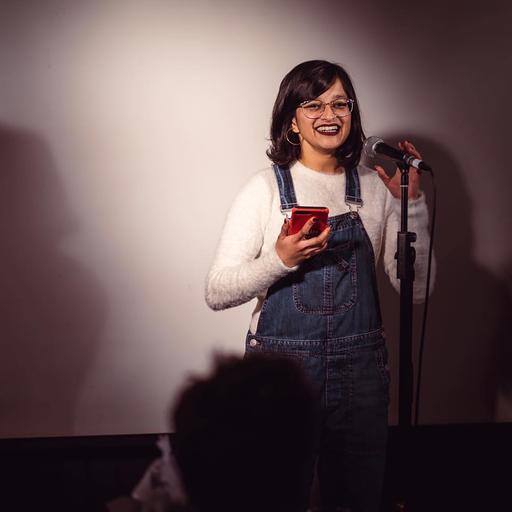 Roast Battle UK champion Shalaka Kurup