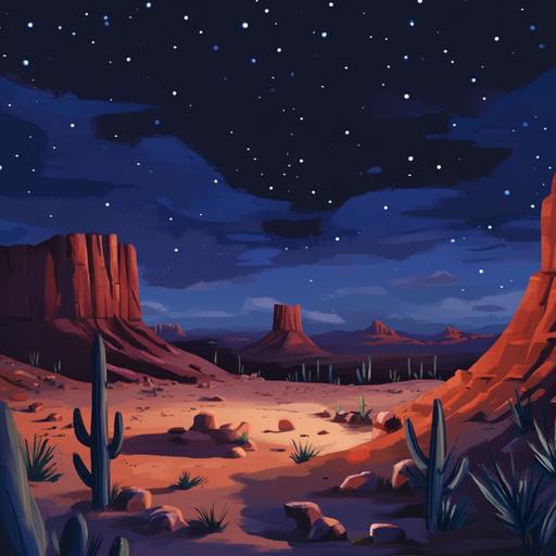 Silent Desert Night | Calm Desert Ambience and Deep Sleep Drone