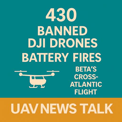 430 DJI Drone Ban, Battery Fires, and Beta Alia’s Transatlantic Flight