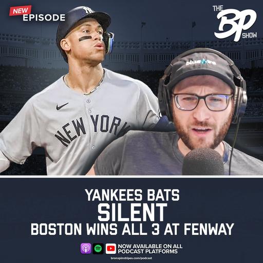 Yankees bats SILENT, Boston wins all 3 at Fenway