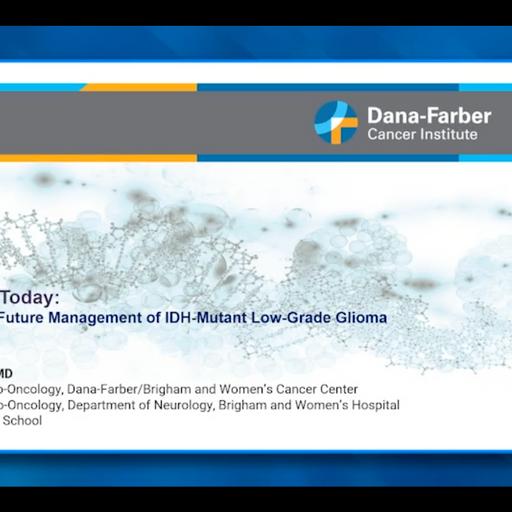 IDH-Mutant Low-Grade Glioma — An Interview with Dr Patrick Y Wen on Current and Future Management Strategies (Companion Faculty Lecture)