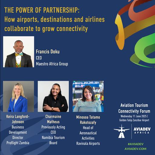 338. AviaDev Tourism and Aviation Connectivity Forum 25 Panel session: The power of partnership: How airports, destinations and airlines collaborate to grow connectivity