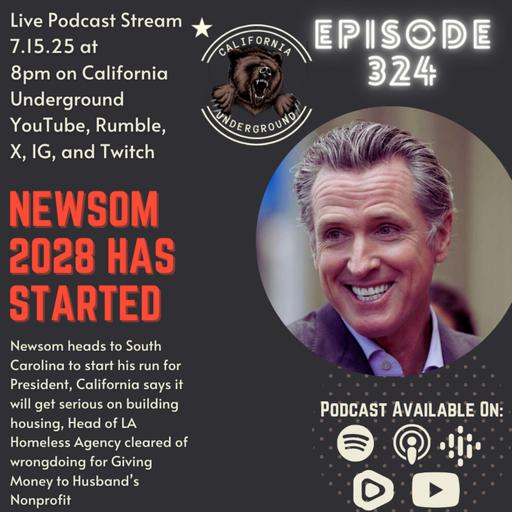 Newsom 2028 Has Already Started...