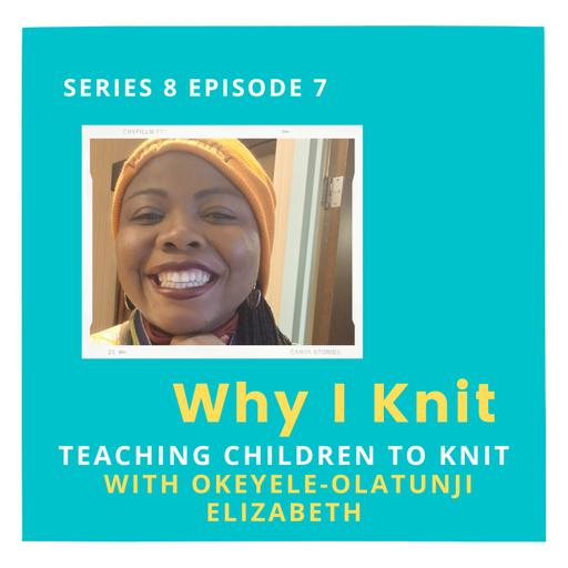 Teaching children to knit with Okeyele-Olatunji Elizabeth
