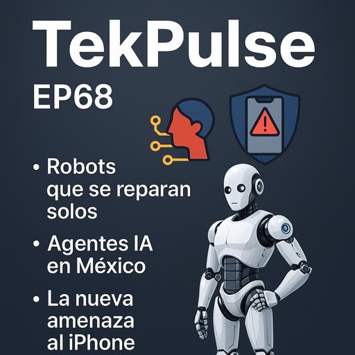 Episode 68: TekPulse Ep68: Robots que se reparan, agentes IA en México y la nueva amenaza al iPhone