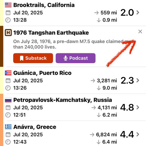 QuakeFeed v6.5.6 Update