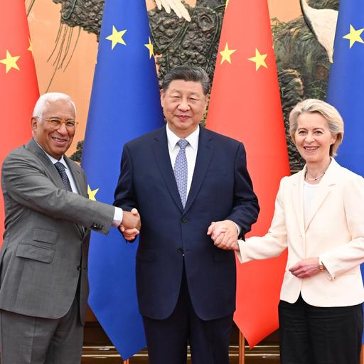 China-EU-Gipfel - Bittsteller aus Brüssel?
