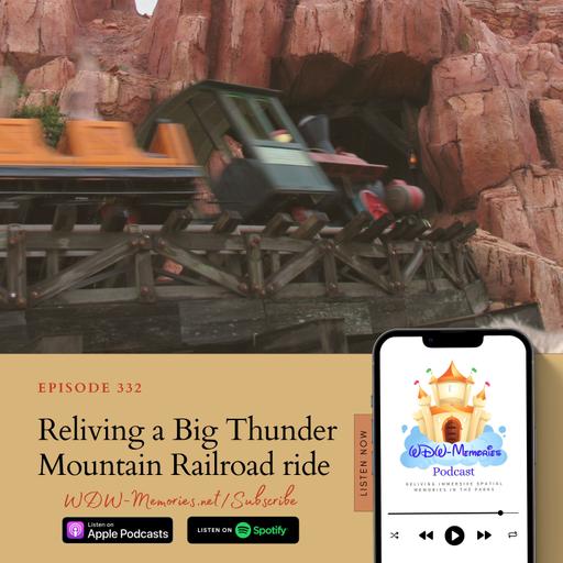 Reliving a Big Thunder Mountain Railroad ride, in Walt Disney World's: Magic Kingdom