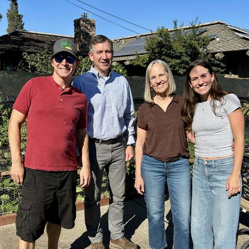 Visiting a Listener's Veggie Garden