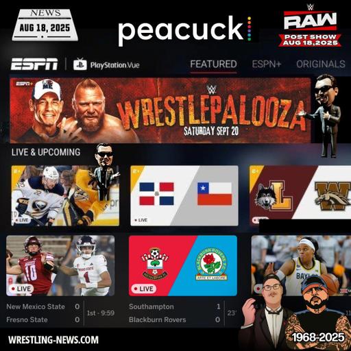 The Don Tony Show / WWE RAW Post Show 8/18/25