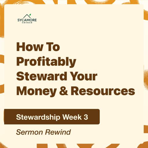 How To Profitably Steward Your Money & Resources | Sermon Rewind