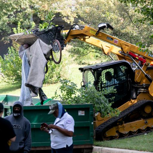 Trump’s purge of Washington’s homeless encampments escalates