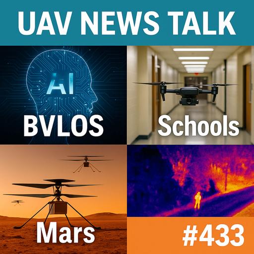 BVLOS Rules, School Safety Drones, Mars Helicopters & Michigan Drone Skyway – UAV News Talk